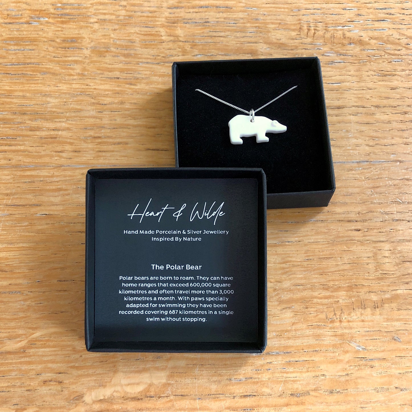 Porcelain Polar Bear Necklace