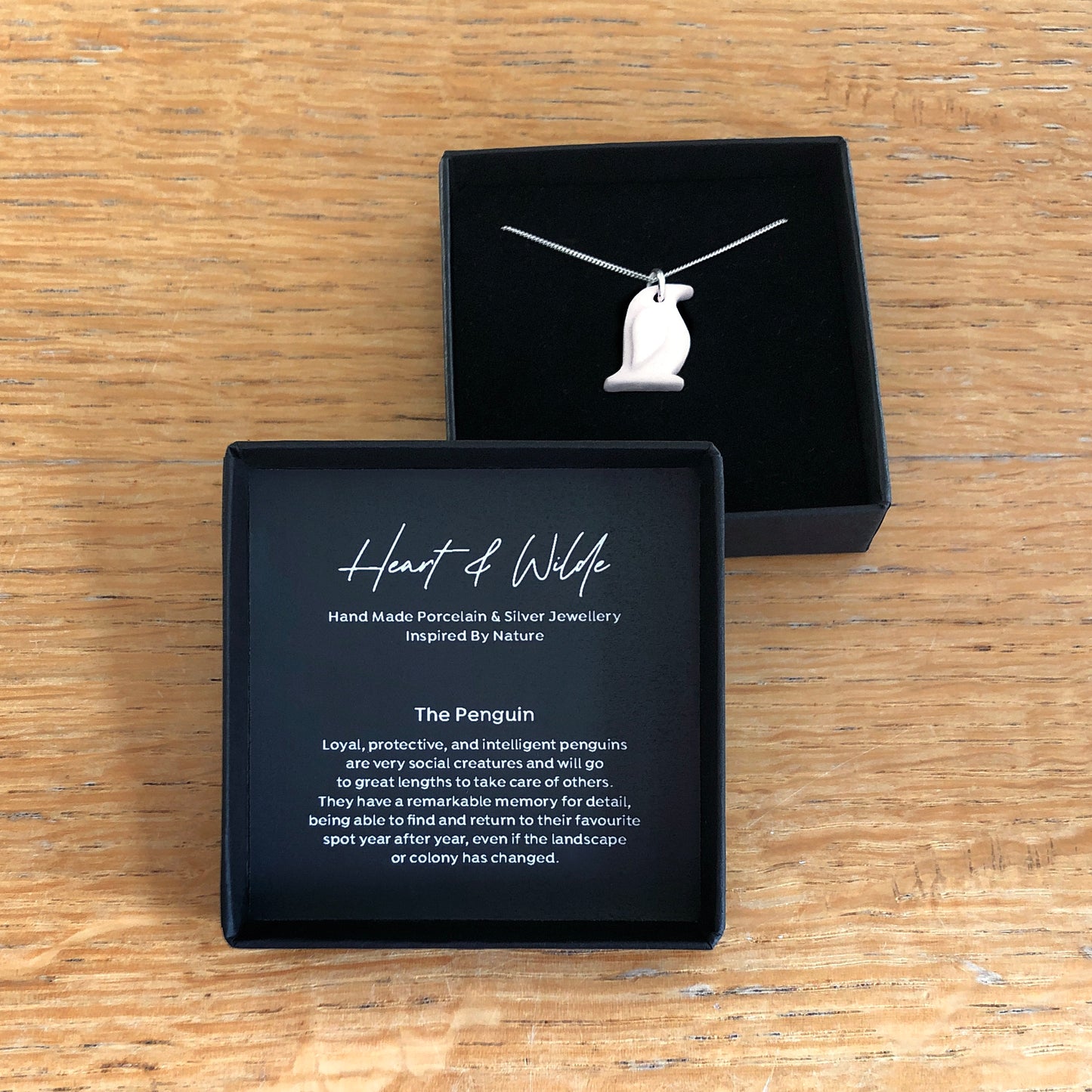 Porcelain Penguin Necklace