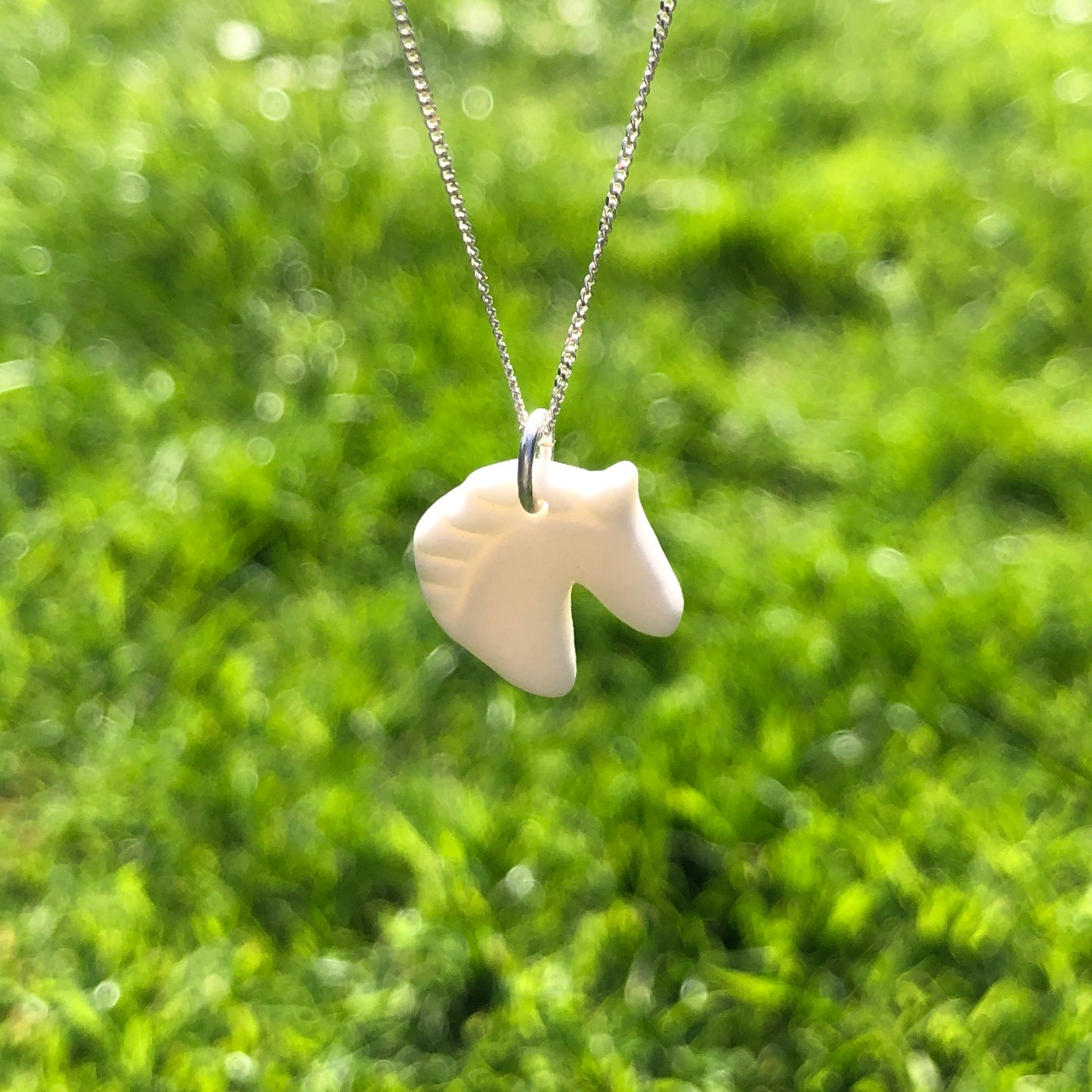 Porcelain Wild Pony Necklace