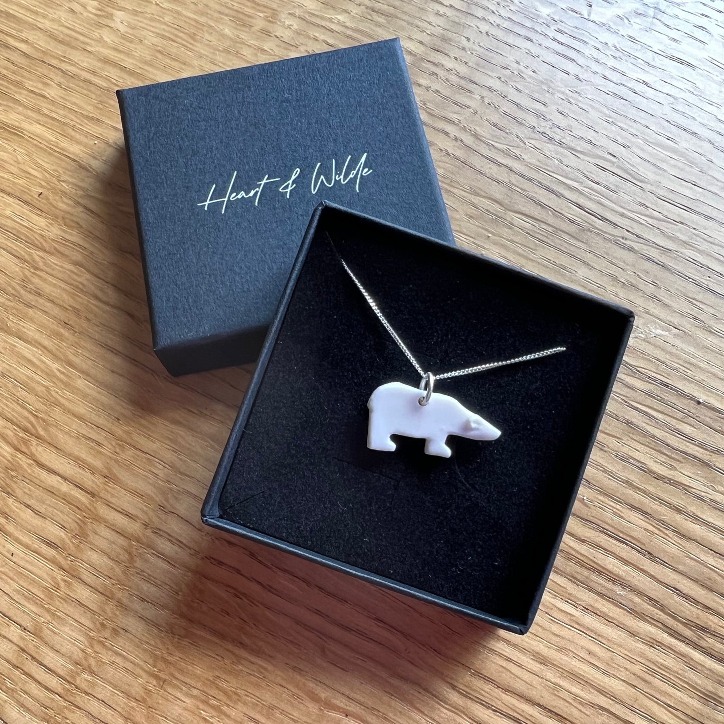 Porcelain Polar Bear Necklace